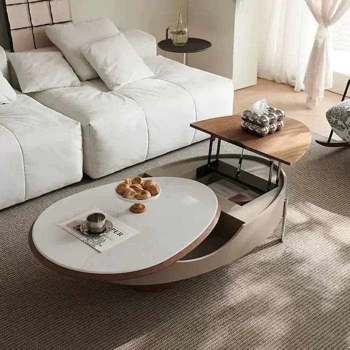 Table basse minimaliste De luxe, ensemble nordique, ornements multifonctions, Meuble De Salon italien esthétique