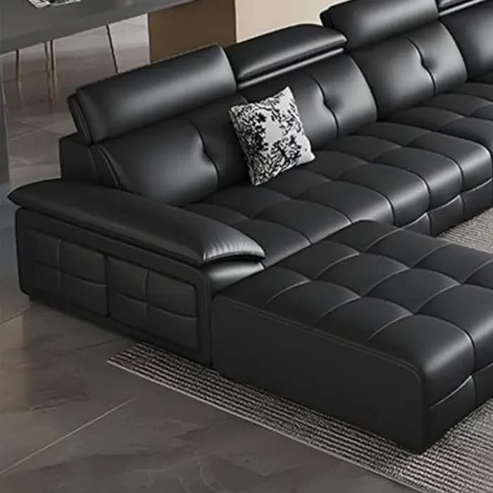 Sol confortable canapé accoudoir classique coin moderne