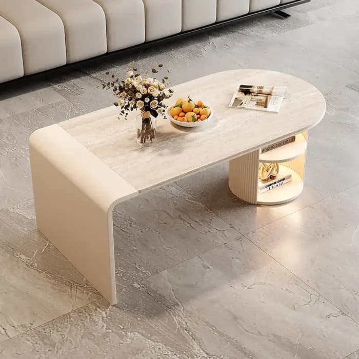 Table basse en marbre pour salon