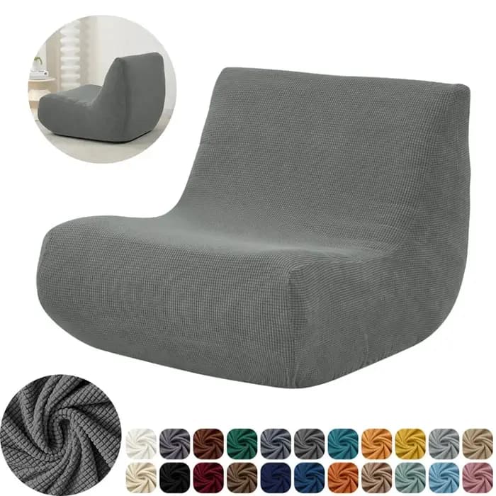 Housse de canapé sans accoudoirs extensible en Jacquard