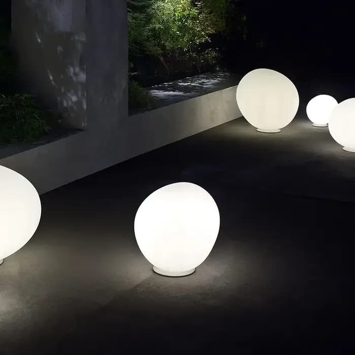 Lampe de Table design italien lampadaires en verre pour salon chambre étude bureau décor lumière maison E27 pavé veilleuse