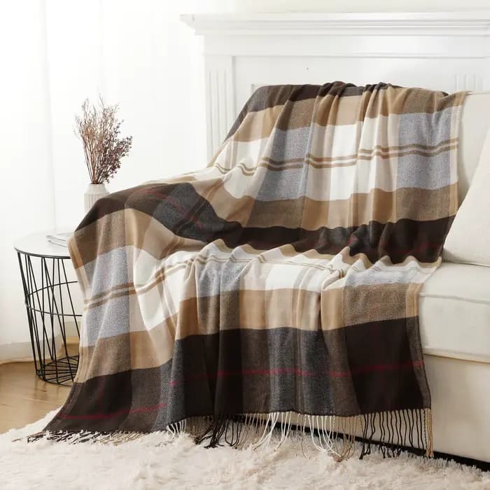 Plaid Battilo pour lit et canapé