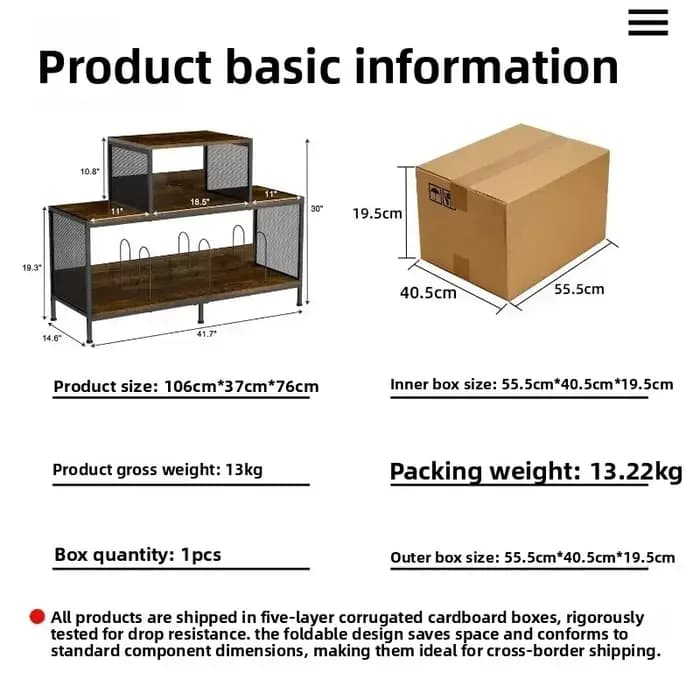 Meuble de rangement pour tourne-disque et amplificateur audio