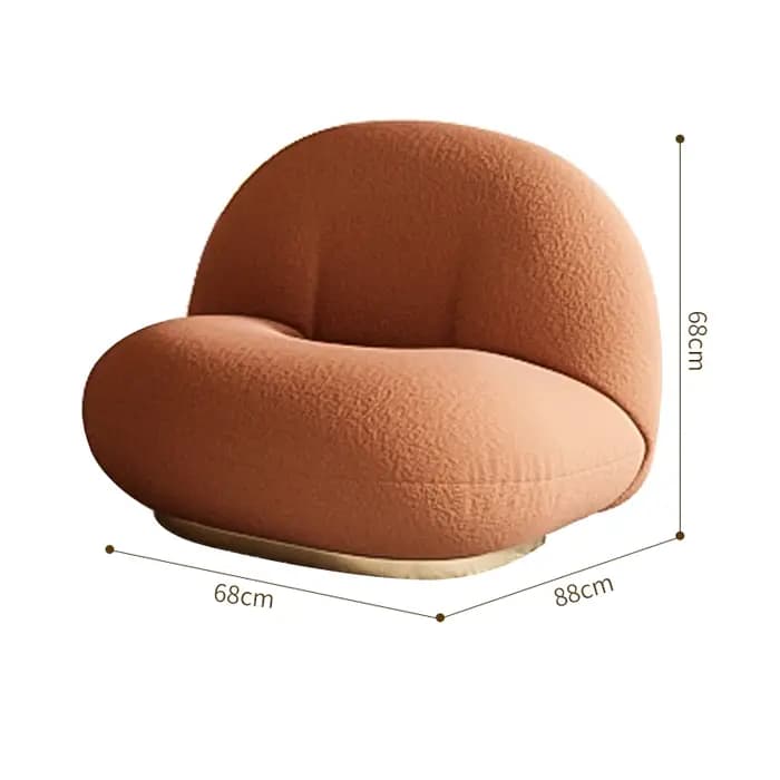 Canapé de salon de luxe nordique polaire berbère adultes élégant
