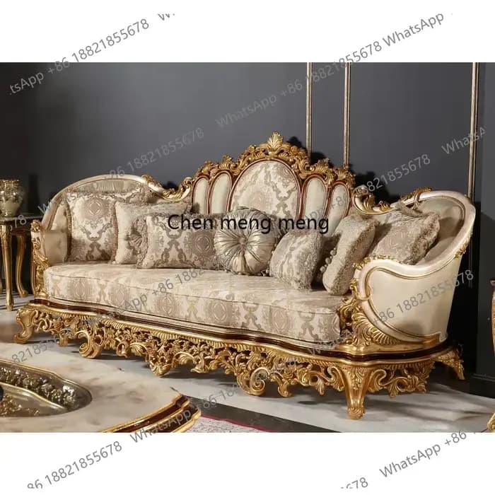 Ensemble de canapés de luxe M138 Turquie Moyen-Orient