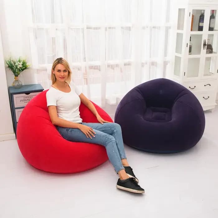 Chaises de pouf gonflables, chaises de Camping, canapé paresseux gonflable, chaises gonflables porta