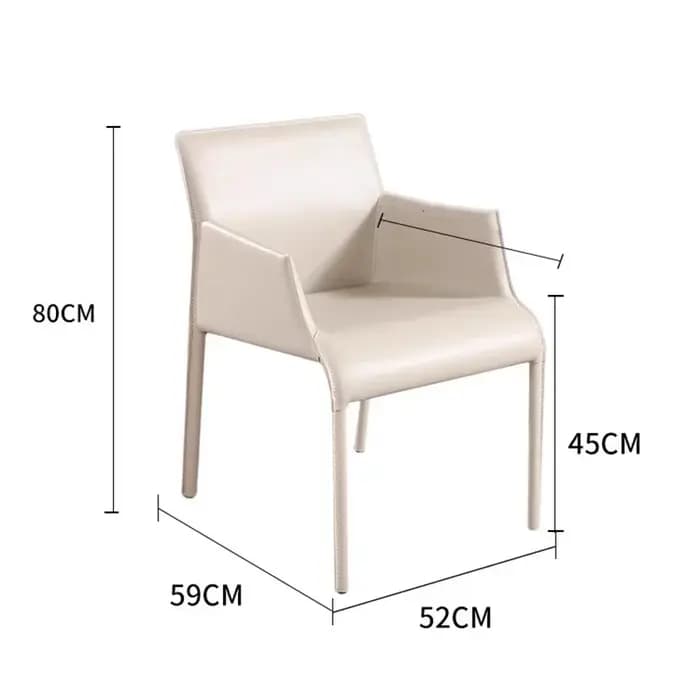 Design Simple chaises minimaliste Unique esthétique chaise de salle à manger créative