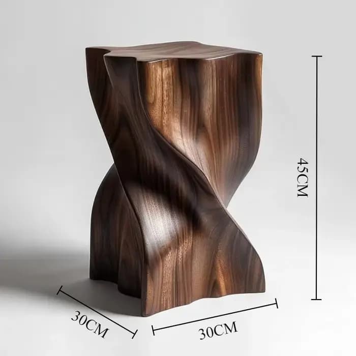 Table basse en bois, Table d'appoint Simple et créative, décoration de salon, Tables à thé, tabouret