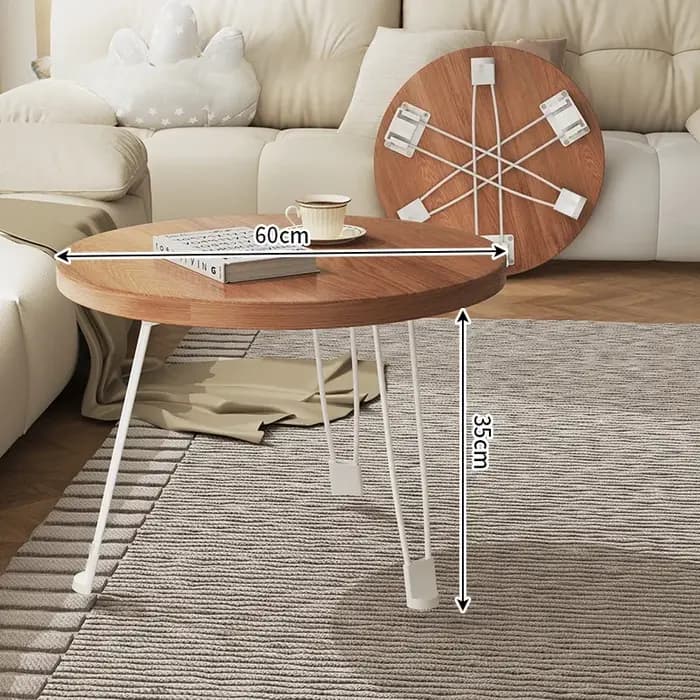 Table d'appoint de canapé pliable