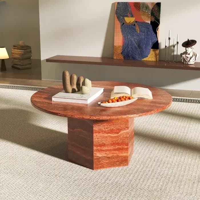 Table basse esthétique de luxe