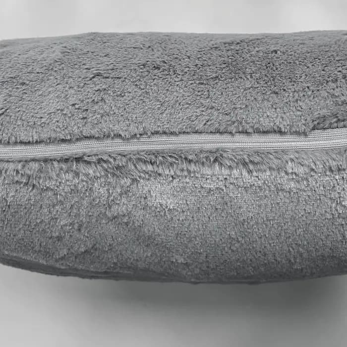 Housse de coussin grise haut de gamme pour canapé