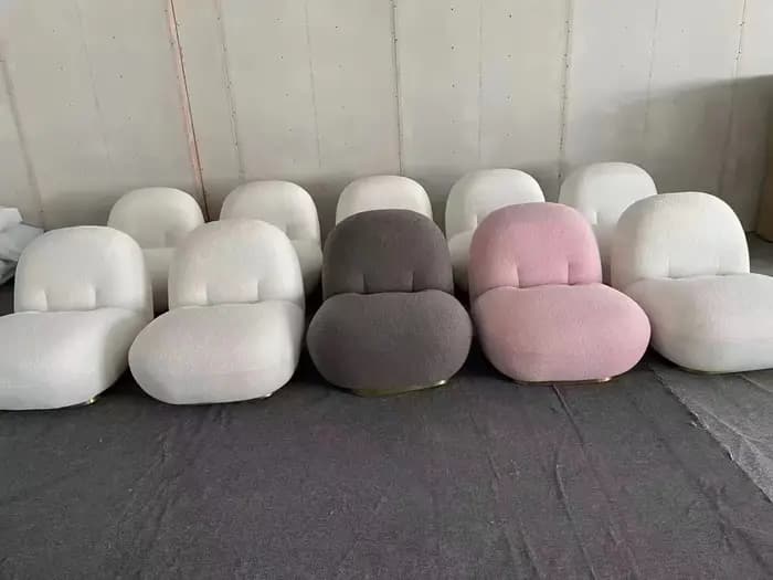 Canapé deux places de luxe de style nordique, mobilier de salon moderne, confortable et tendance, ac