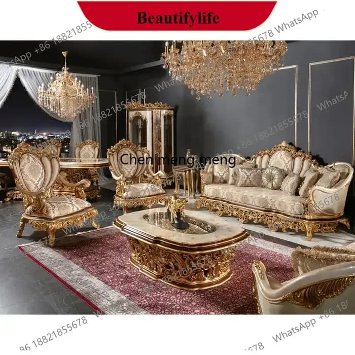 Ensemble de canapés de luxe M138 Turquie Moyen-Orient