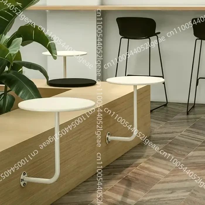 Petite table ronde murale