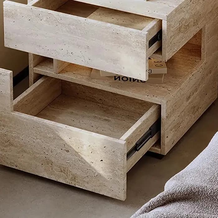Wabi Sabi tables De chevet minimalistes rectangulaires tendance Premium Glam tables De chevet chambr