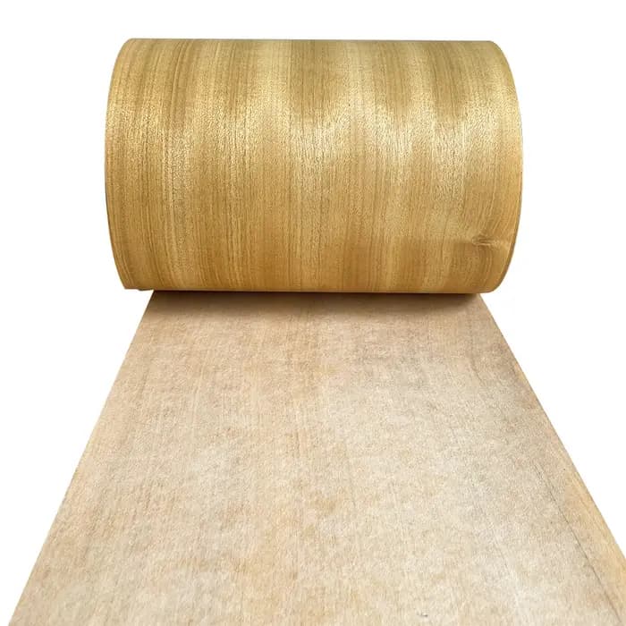 Placage en bois de teck naturel 240x20cm, reconditionné pour haut-parleur de meubles, panneau de pea
