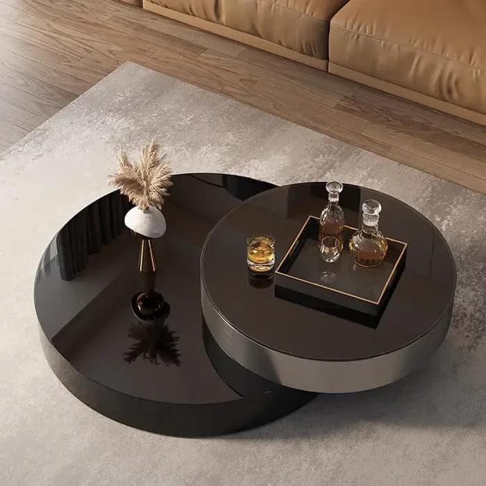 Table basse de salon italienne de designer