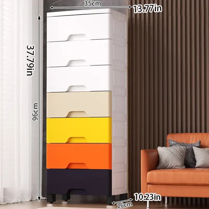 Un meuble de rangement indispensable pour les minimalistes ! Doté d'un design Morandi à blocs de couleurs à faible