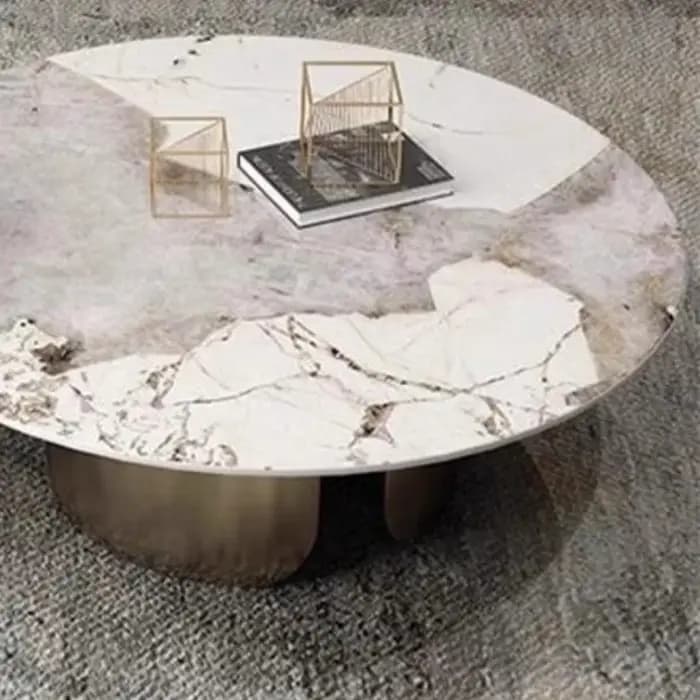 Table Basse moderne jeux debout salle à manger Tables basses rondes Design Simple