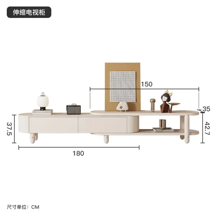 Meubles TV modernes uniques, design de luxe haut de gamme, tiroirs de rangement, meuble TV de style