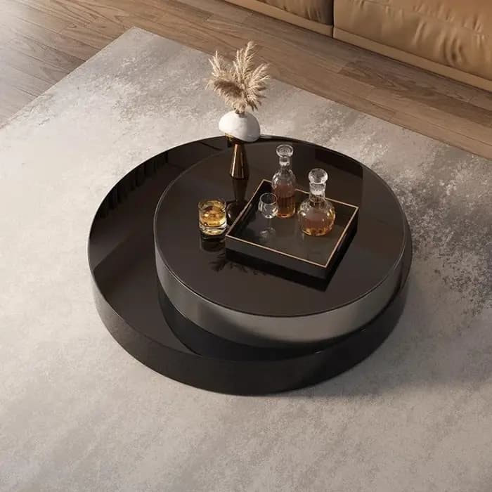 Table basse de salon italienne de designer