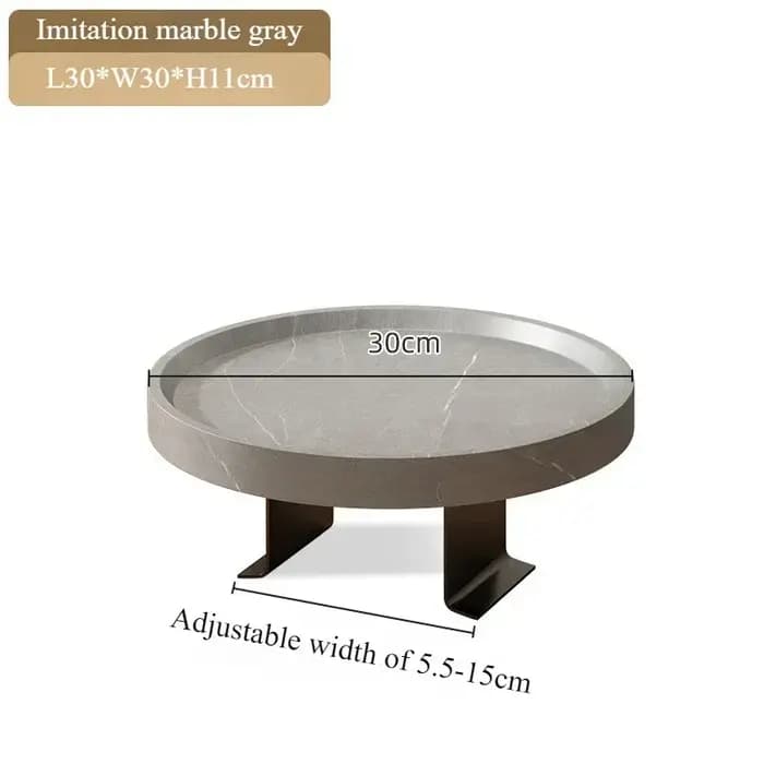 1 table d'accoudoir de canapé extensible moderne - plateau