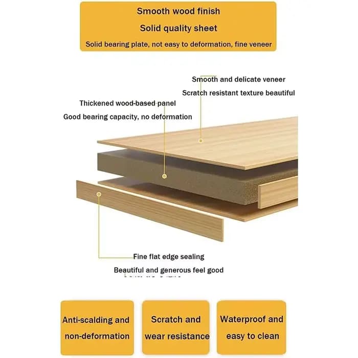 Table de chevet Simple en bois massif, table de nuit Double couche, salon, canapé, Table d'appoint,