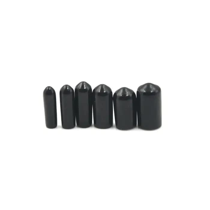 Embout en caoutchouc PVC 10-50 pièces, embout à vis, tube en plastique, protecteur de filetage de mo