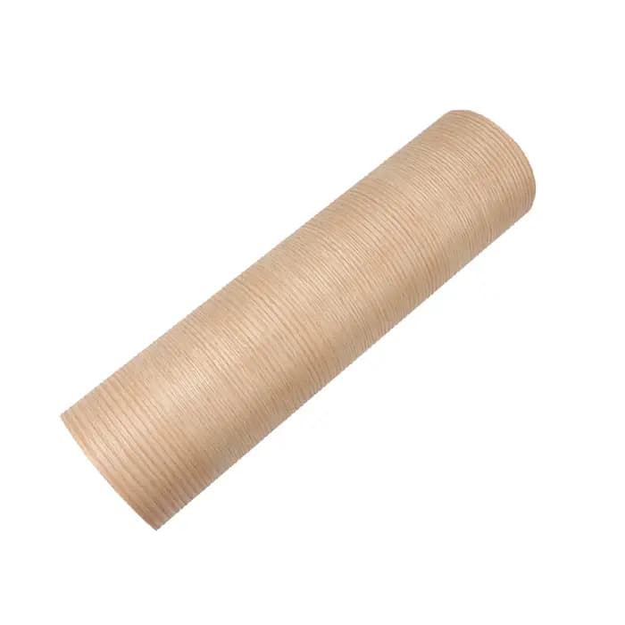 Feuilles de placage en bois de chêne rouge naturel, L:2.5 mètres, largeur: 550mm, T:0.25mm, droit, M
