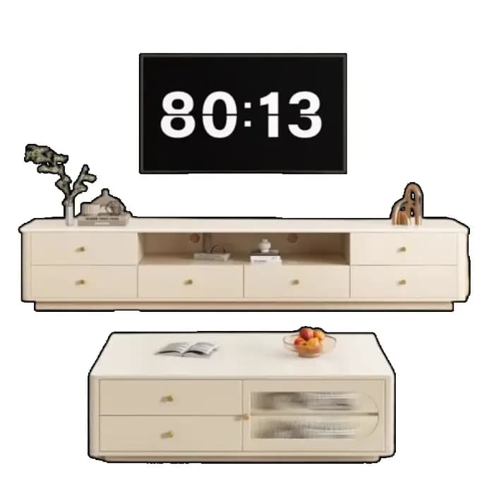 Organisateur grand meuble Tv tiroirs verticaux rangement