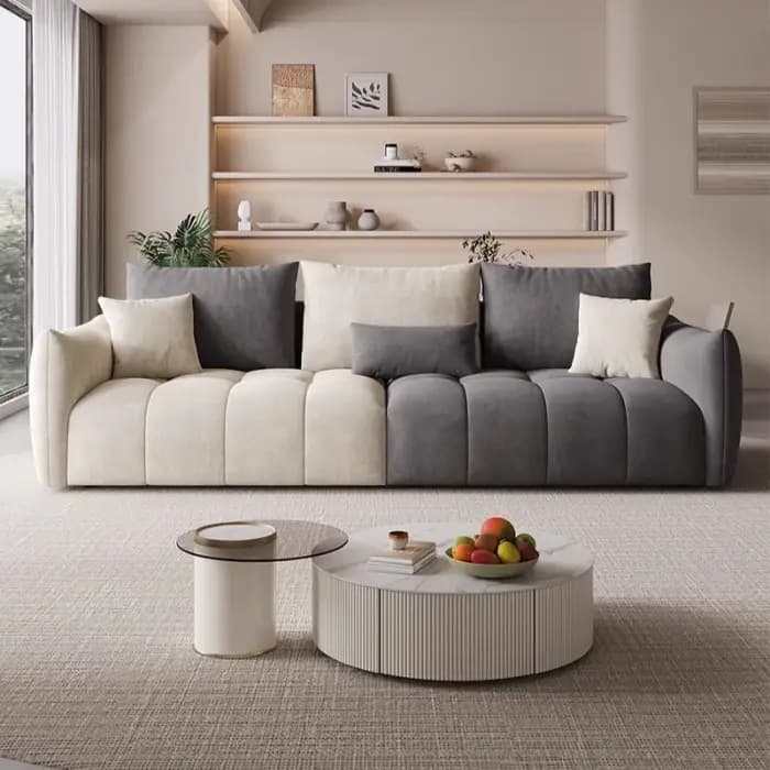 Paresseux famille salon canapé imperméable minimaliste italien confortable