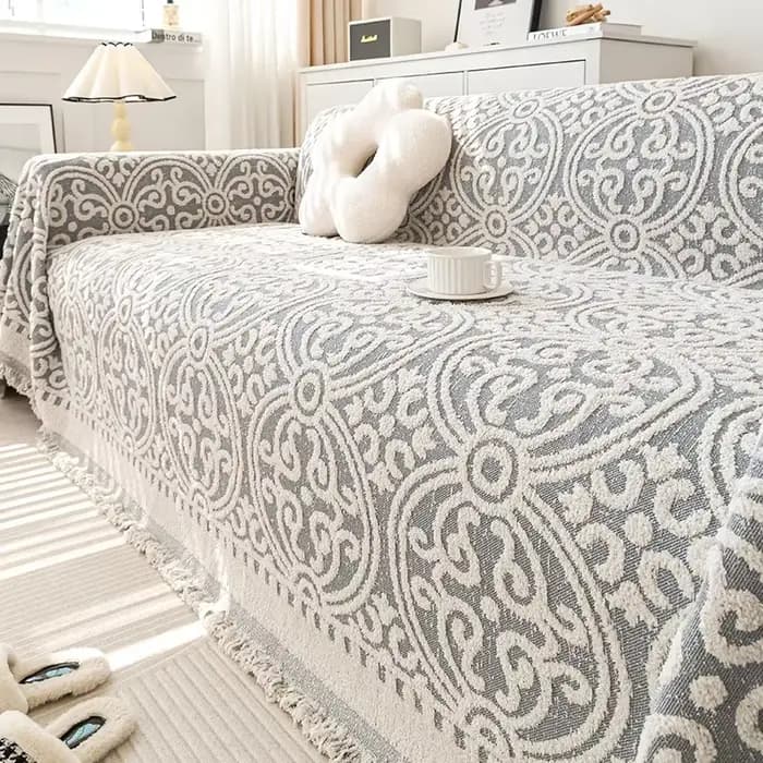 Couverture de canapé en peluche épaisse