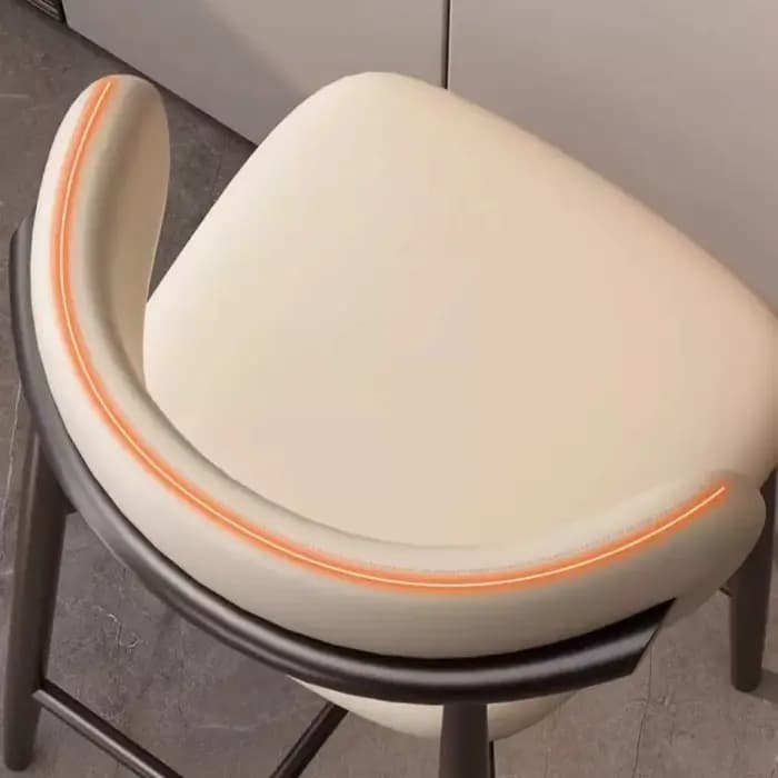 Chaises de salle à manger rembourrées en bois