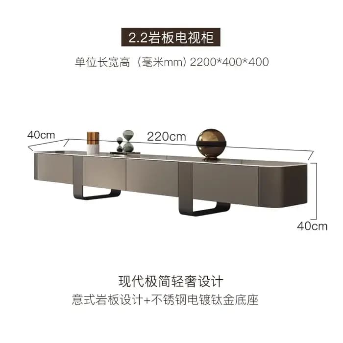 Table de télévision de Style italien