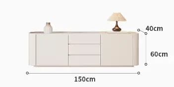 Meuble Tv esthétique français Glamour Simple élégant