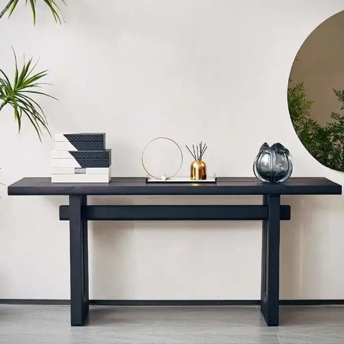 Wabi Sabi Table Console Vintage esthétique chinoise classique