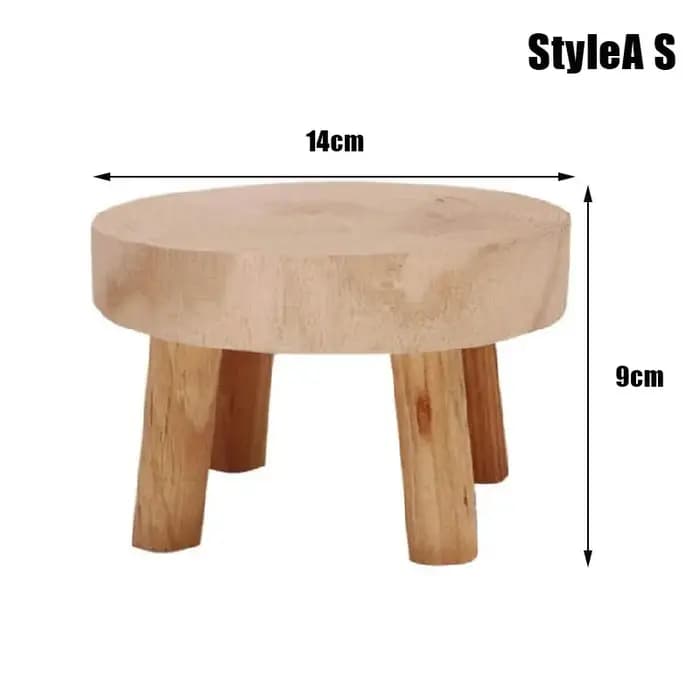 Support de plante en bois