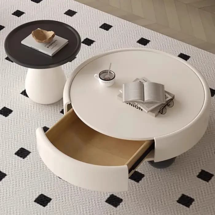 Table basse De Style crème