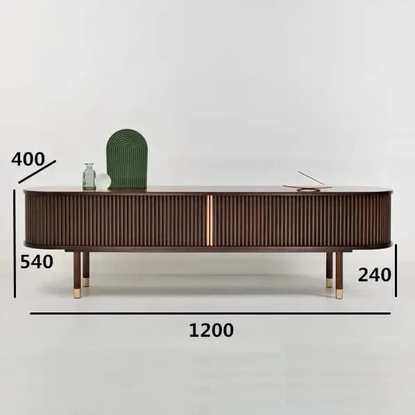 Meuble TV surélevé avec étagères, Organisateur de divertissement, Design simple, Meubles pour la mai