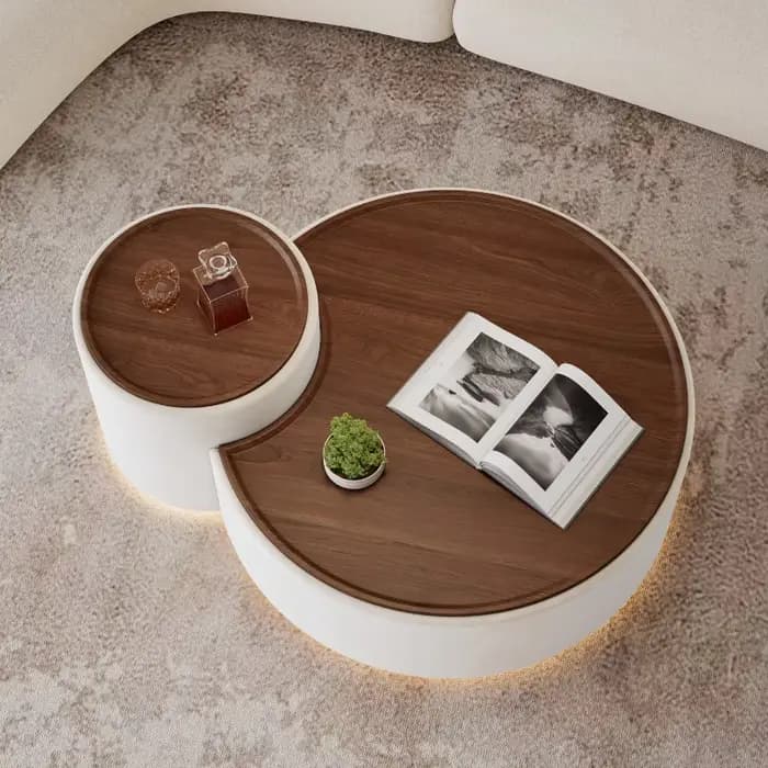Table basse Bauhaus pour chambre à coucher