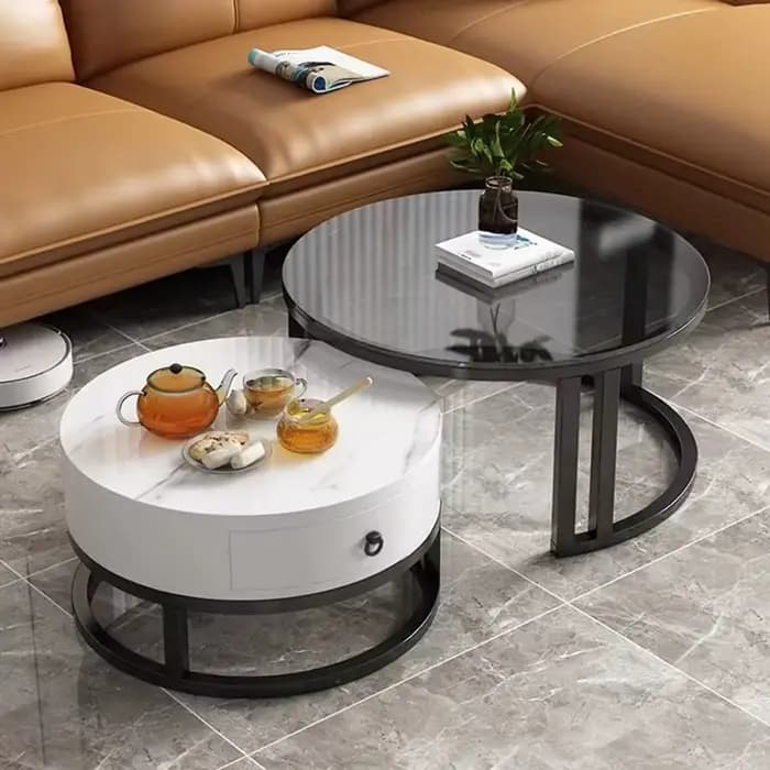 Table Basse Design de luxe minimaliste Glamour Tables basses nordiques uniques