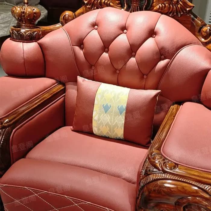 Canapé sectionnel moderne de luxe en cuir