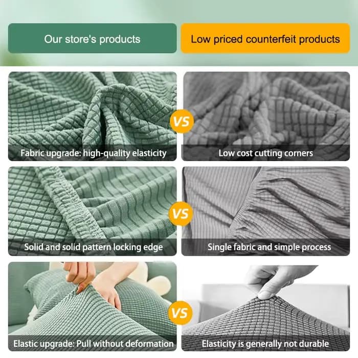 Housse de canapé élastique en Jacquard