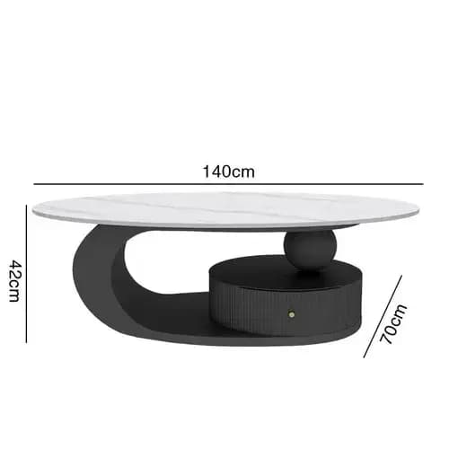 Table d'appoint ronde unique