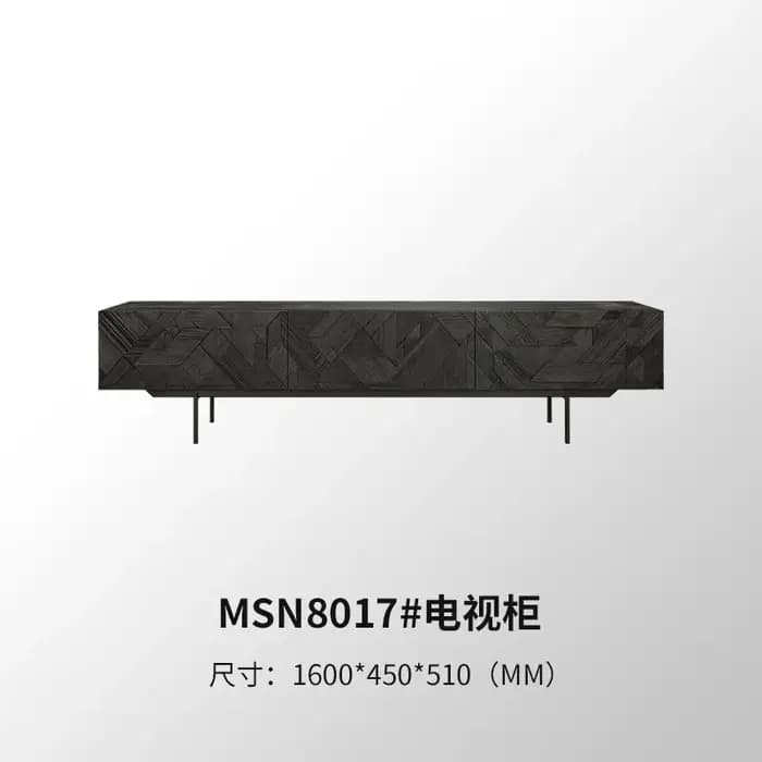 Support tiroirs meuble Tv décoration noir foncé design chambre meuble Tv luxe bas moderne Mueble De