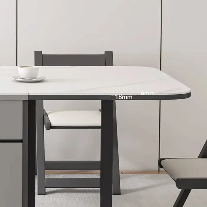 Tables à manger de luxe italiennes avec tiroirs de rangement
