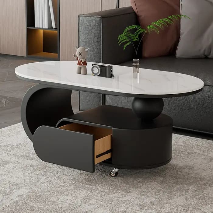 Table basse De beauté à la mode Tables basses nordiques modernes peu encombrantes meubles De maison européens portables Mesa De Centro Sala
