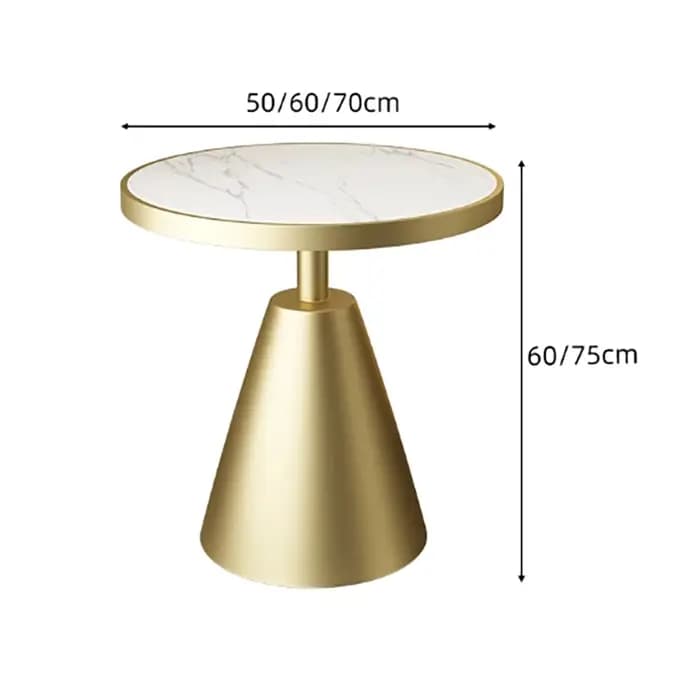 Table d'appoint de canapé au design esthétique léger