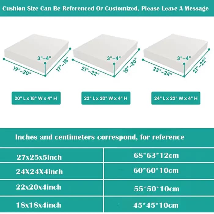 Juste de Remplacement pour Coussin de Canapé