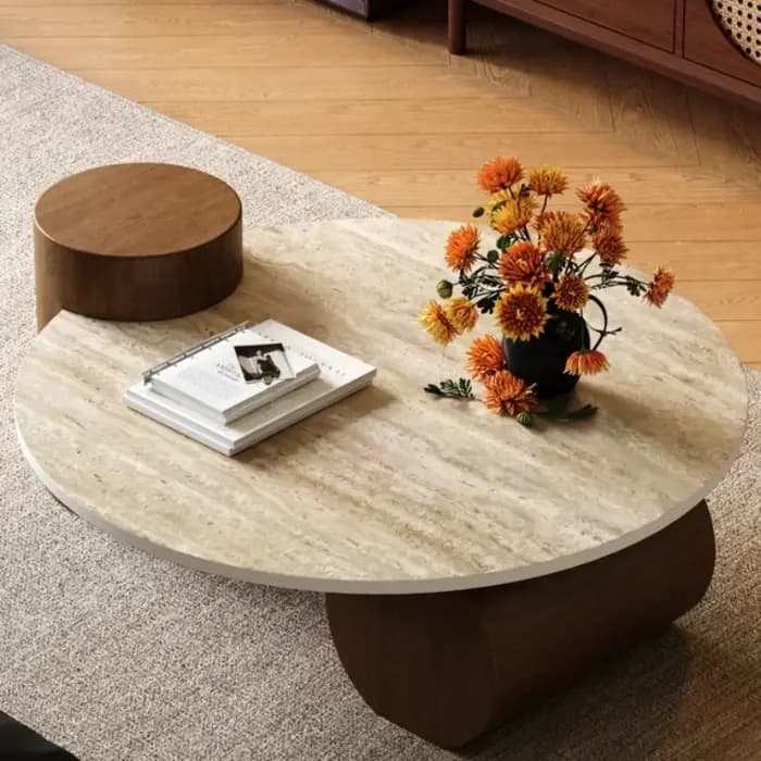 Table basse vintage en bois